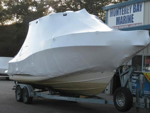 wrapped boat